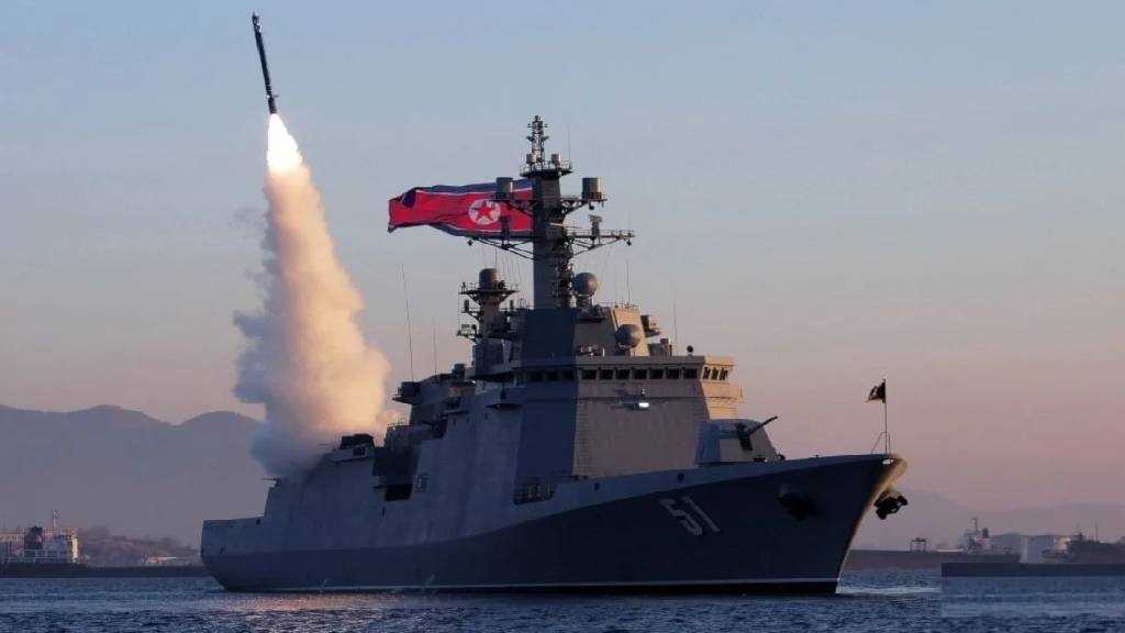 DPRK Navy Tests Strategic Cruise Missiles