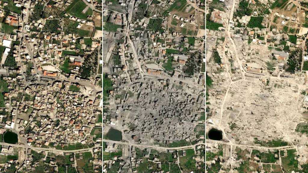 Satellites Expose ’Israeli’ Destruction in Southern Lebanon