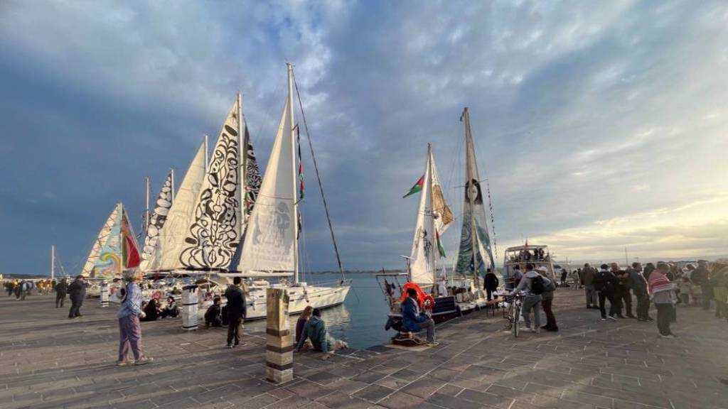IOF Intercept Gaza Aid Flotilla in Mediterranean