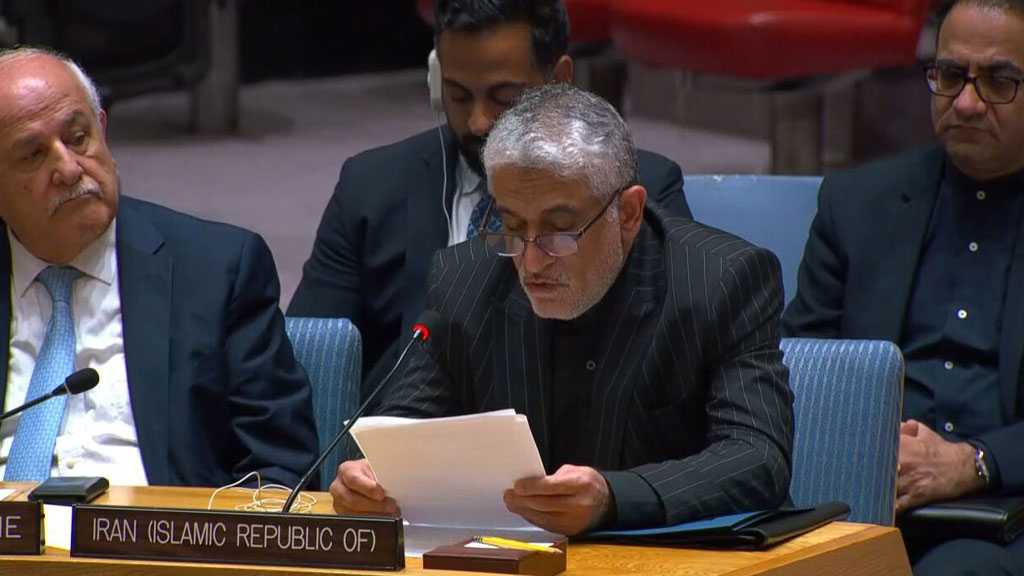 Iran’s UN Envoy: Palestine Will Never Surrender to “Israeli” Occupation