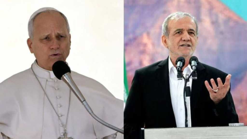 Pezeshkian Hails Pope’s Moral Stance against US- “Israeli” Aggression on Iran