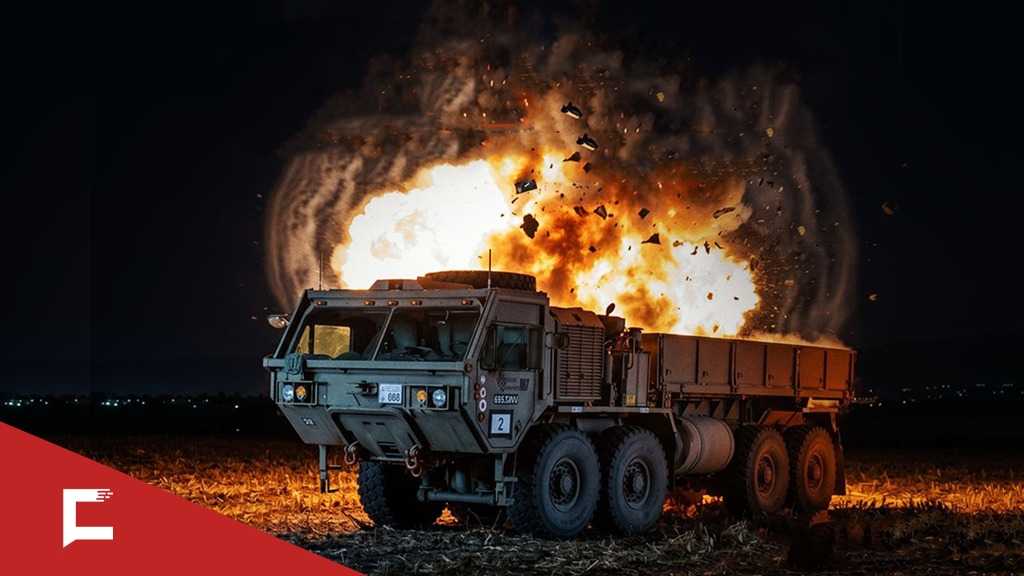 Epic Precision Strike Tears Through US-Made HEMTT Military Vehicle
