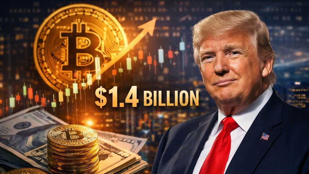 Financial Disclosure Shows Trump Earned Over $1 Billion From Crypto in 2025