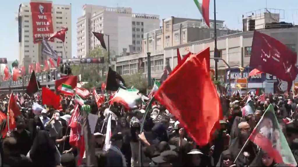 Bodies of Martyred Leader, Family Arrive in Mashhad for Final Funeral and Burial Ceremonies