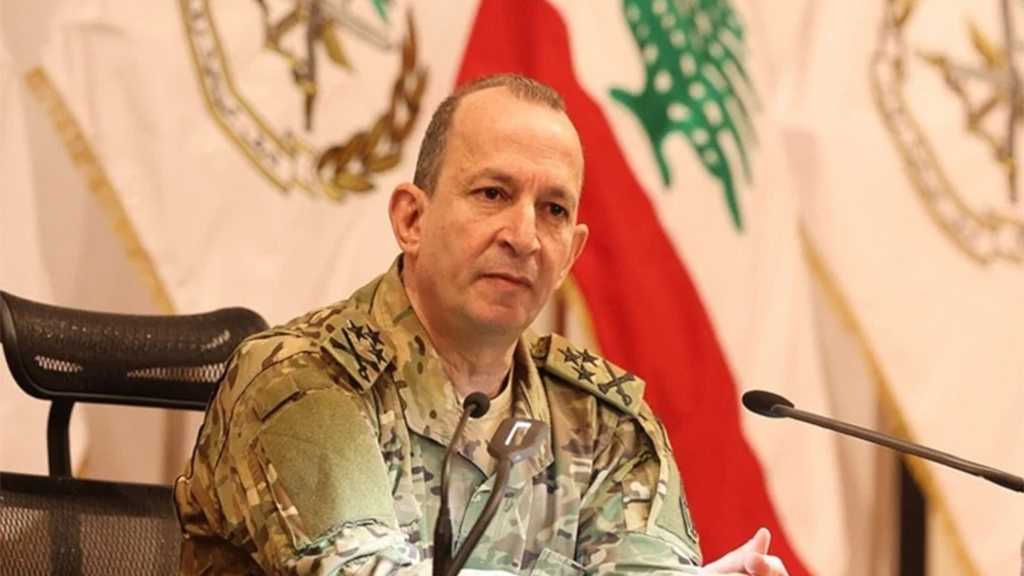 Lebanese Army Chief Reaffirms Rejection of “Israeli” Occupation