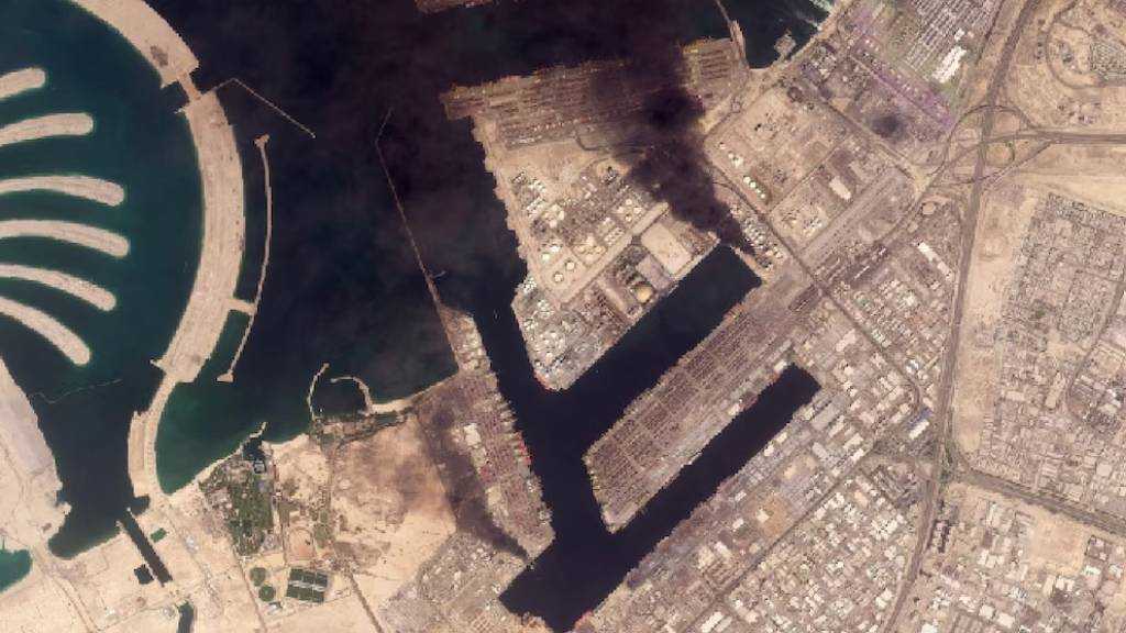 New Images Reveal Extent of Iranian Strikes on US-Linked Gulf Sites