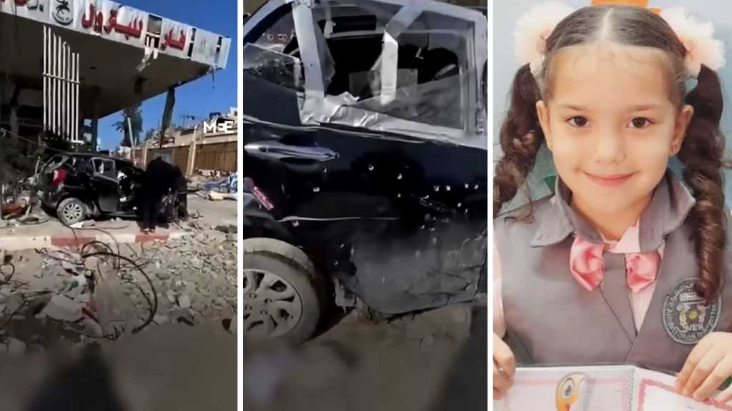 “Israeli” Military Admits Its Forces Fired on Vehicle Carrying Five-Year-Old Hind Rajab