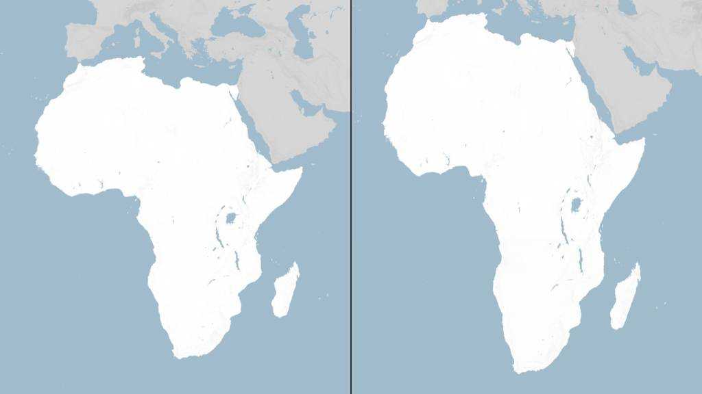 UN Votes to Adopt New World Map that Shows Africa’s True Scale