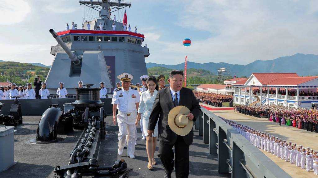 Kim Jong Un: Kang Kon Destroyer to Strengthen DPRK Nuclear Deterrence