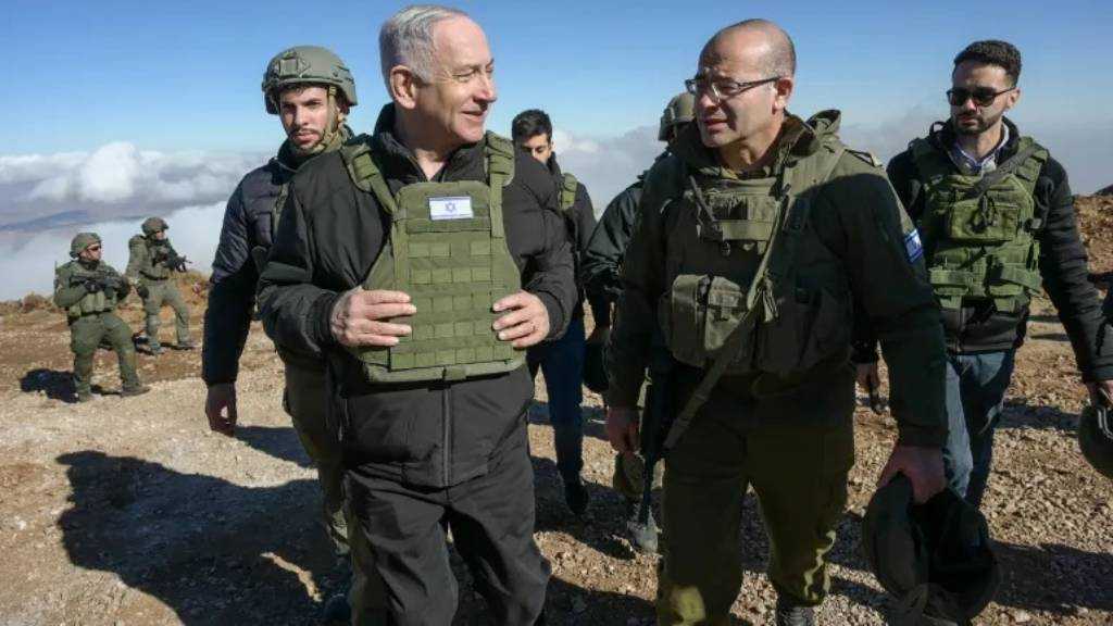 Netanyahu Issues Iran Threat from Syrian Al-Sheikh Mountain