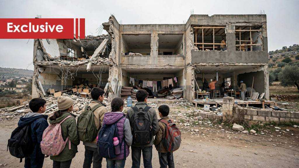 When Schools Become Shelters: Reviving Education in S Lebanon Amid the Ruins
