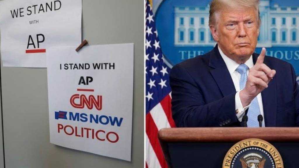 US TV Networks Suspend White House Coverage in Protest at Trump Media Ban