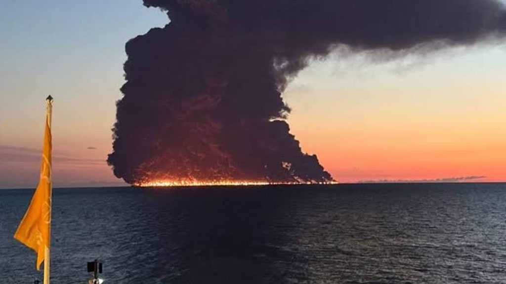  Oil Tanker Catches Fire After Drone Attack off Russia’s Black Sea Coast