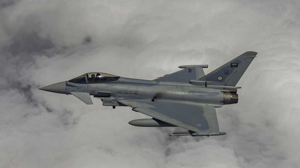 Yemen Says It Targeted Saudi Typhoon Fighter Jet Following Strikes on Sanaa