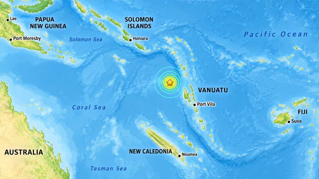  6.9-Magnitude Earthquake Strikes Off Vanuatu, Followed by 6.3-Magnitude Tremor