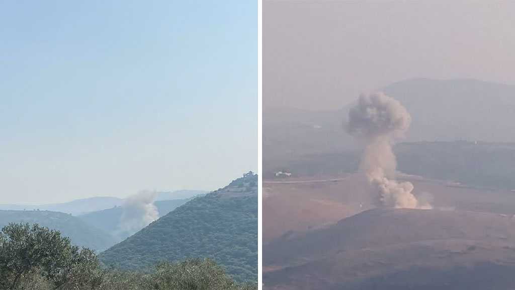 “Israeli” Airstrikes, Artillery Shelling and Drone Attacks Across Southern Lebanon