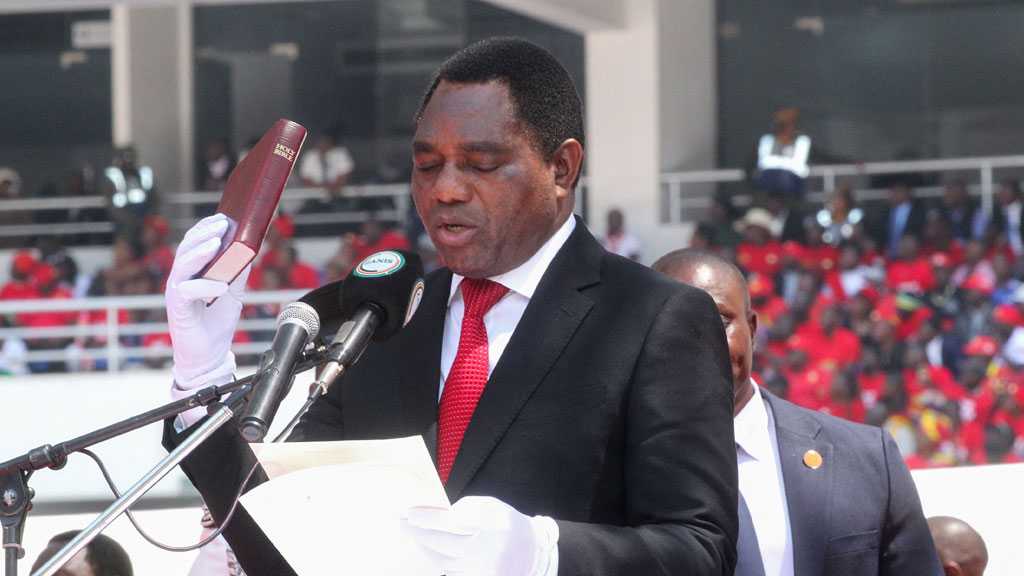  Zambia’s Hichilema Swears in 24 Ministers to Drive Second-Term Development Agenda