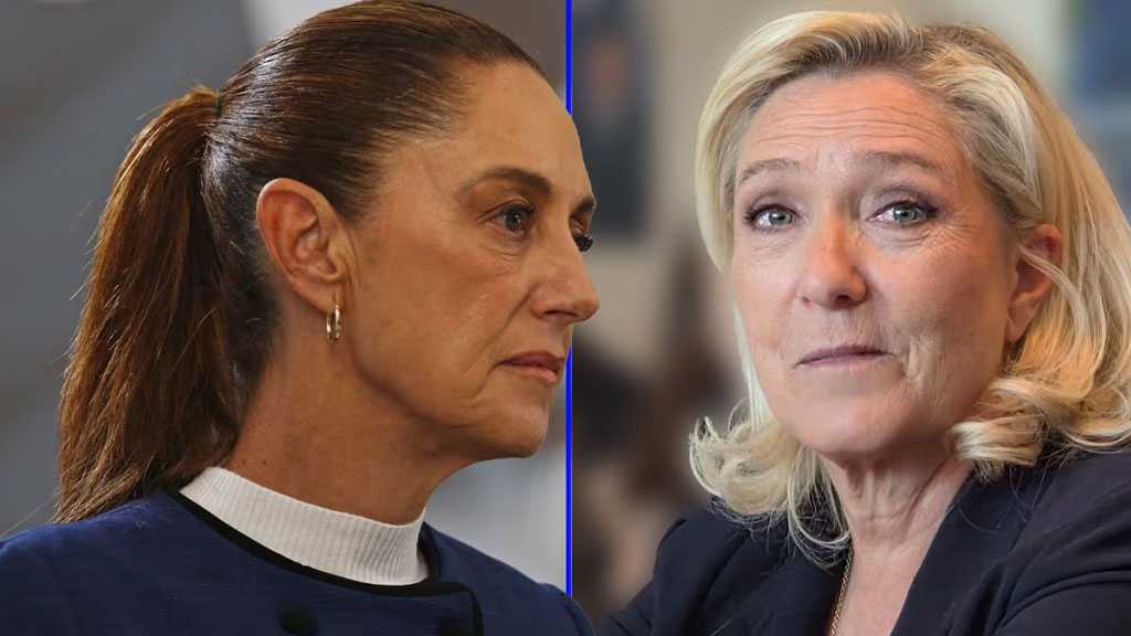  Mexico’s Sheinbaum Rebukes France’s Le Pen Over ‘Mexicanization’ Remarks