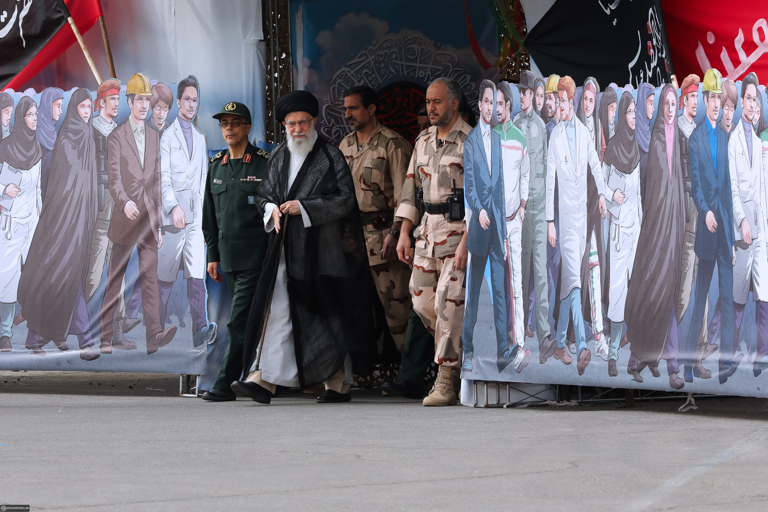 Imam Hussein [AS] Academy Graduation Ceremony Attended by Imam Khamenei